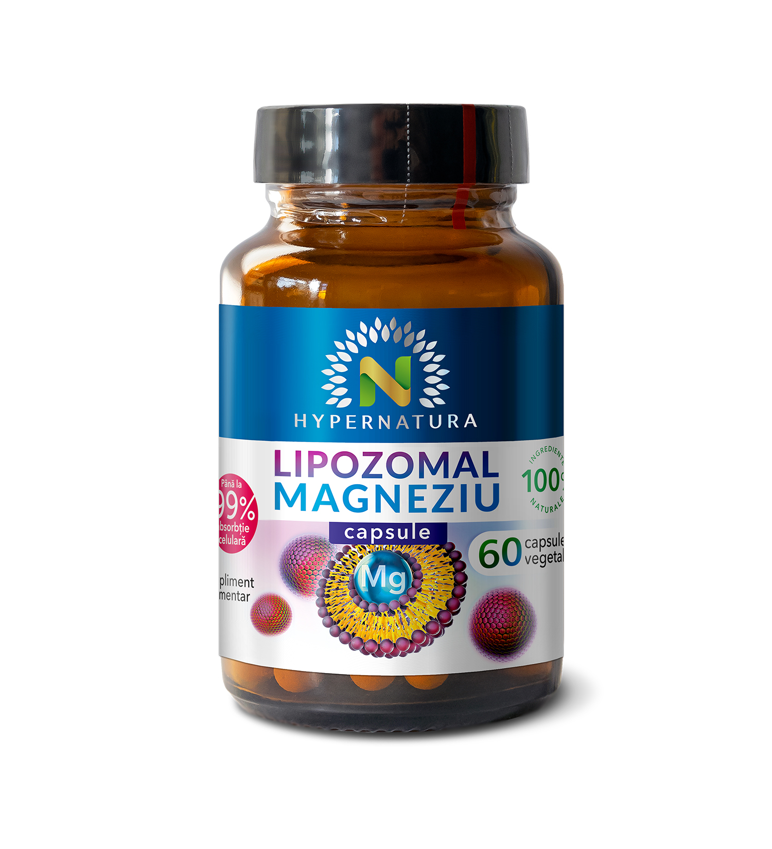 Lipozomal Magneziu capsule – pentru santatatea cardiovasculara a oaselor si muschilor – 60 cps